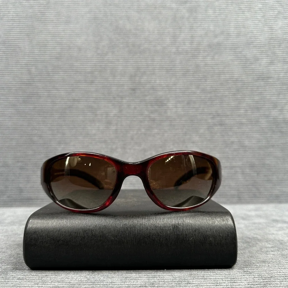Maui Jim Volcano MJ-142-10 Tortoise Wrap Y2k Sunglasses Made in Japan Polarized